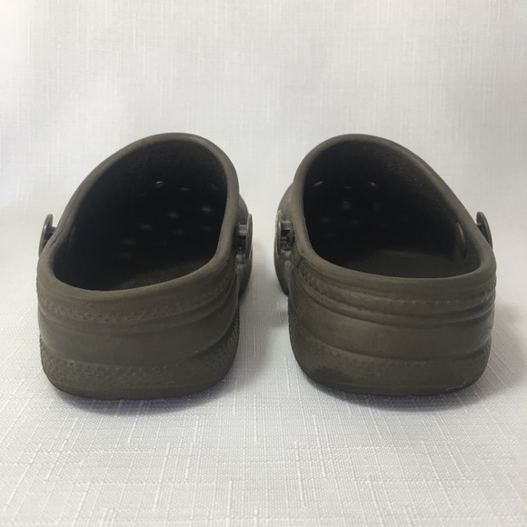 Toddler Crocs Classic Clog Chocolate Brown Sz 6/7 - Picture 5 of 8